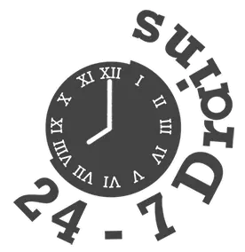 24-7 Drains Logo